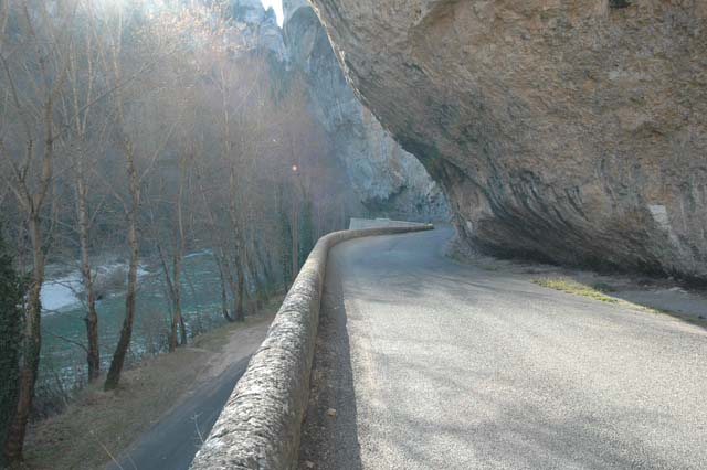 Route des gorges du Tarn au cirque des Baumes