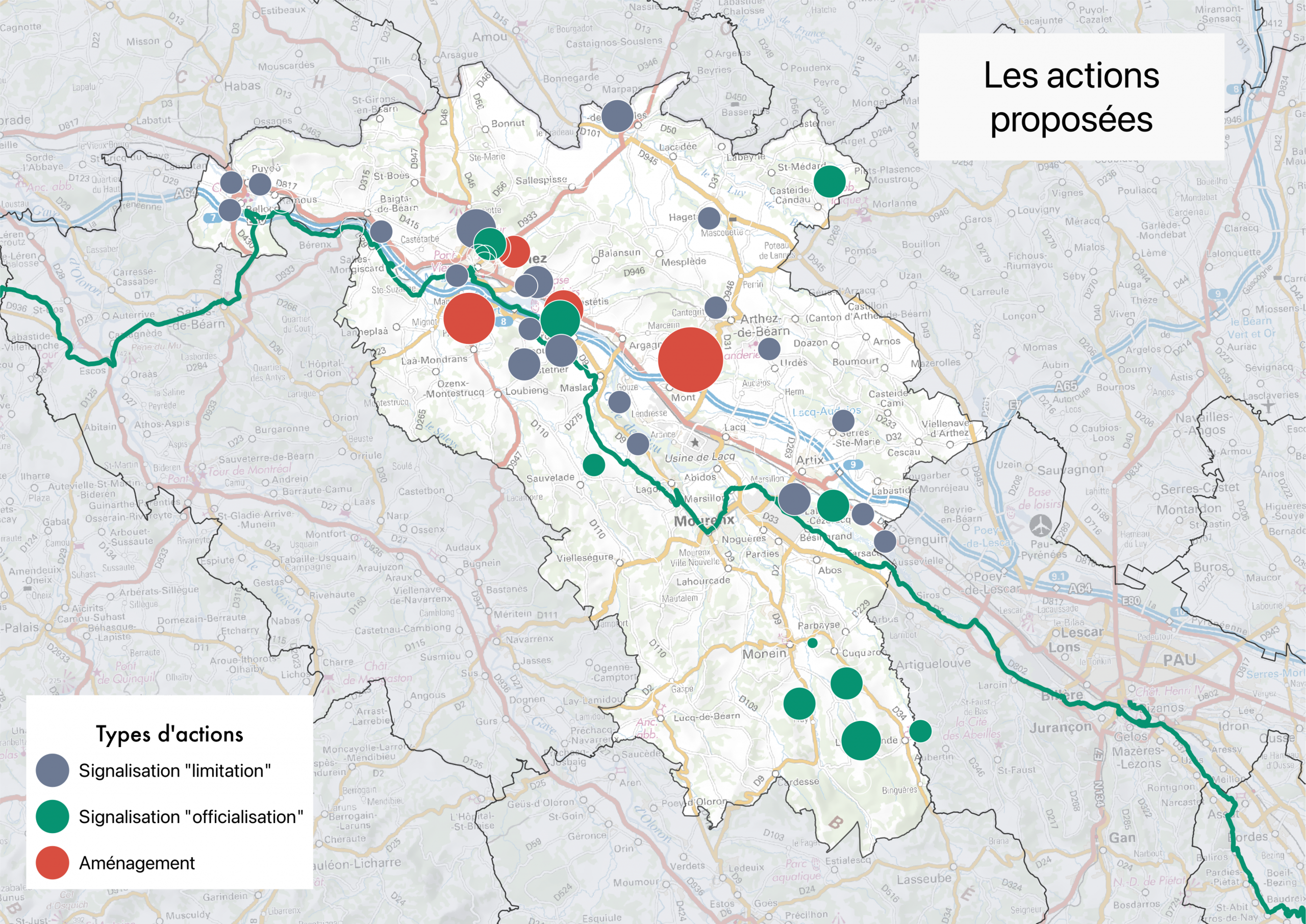 Lacq-Orthez, schéma d'accueil des camping-cars