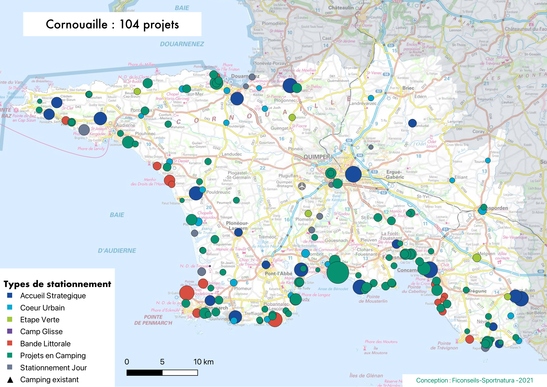 Schéma d'accueil camping-cars Cornouaille - ficonseils / 2021